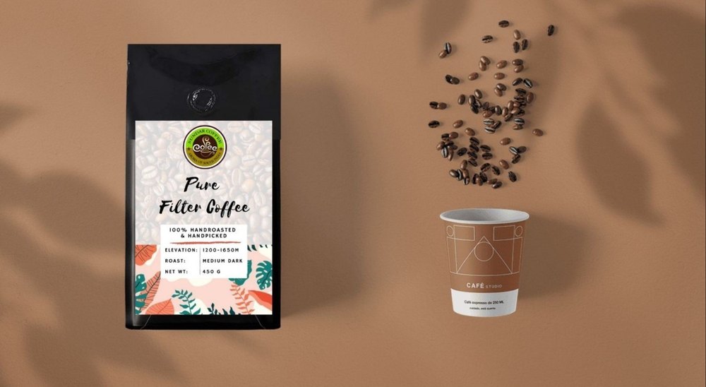 Pure Filter Coffee Powder, Packaging Size: 900 G