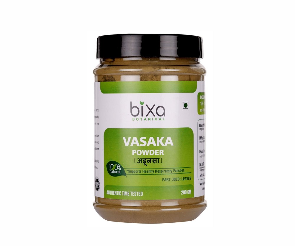 Brown Vasaka / Vasa Leaves Powder Adhatoda Vasaka- 200 Gm, Packaging Type: Bottle