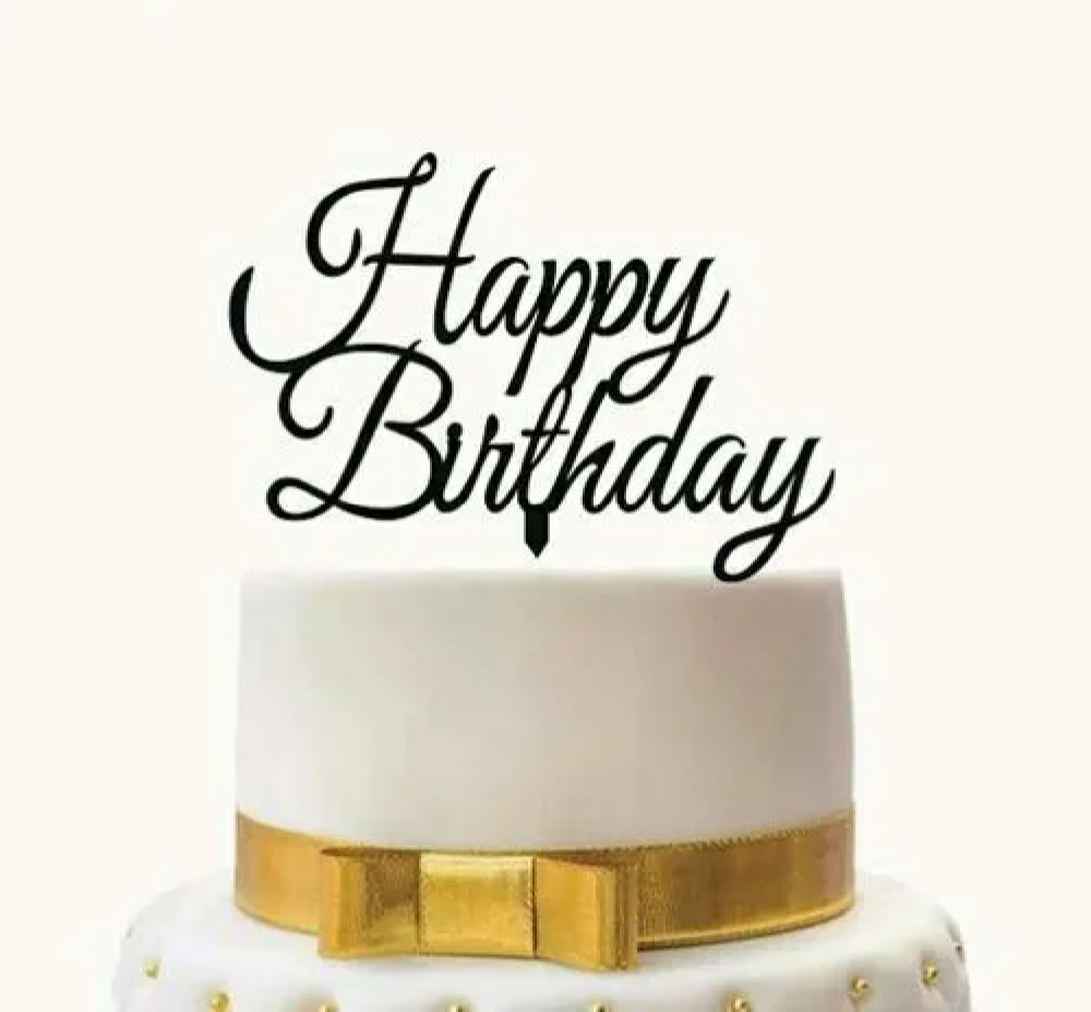 Cake Tops, For Birthday Parties, Packaging Type: Packet