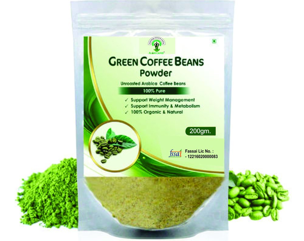 Aloecare Green Coffee Beans Powder, Packaging Size: 200 Gm