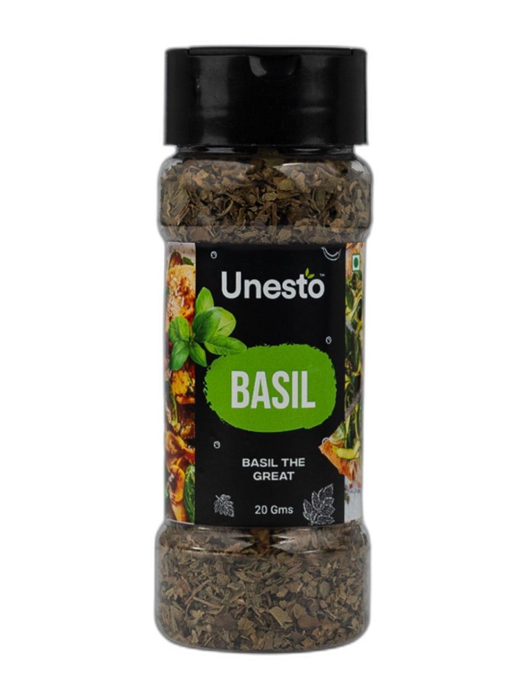 Unesto Dry Basil Leaves, 20gms & 500gms