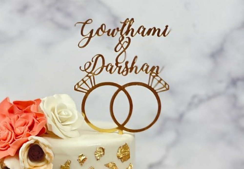 Customized Cake Toppers Acrylic