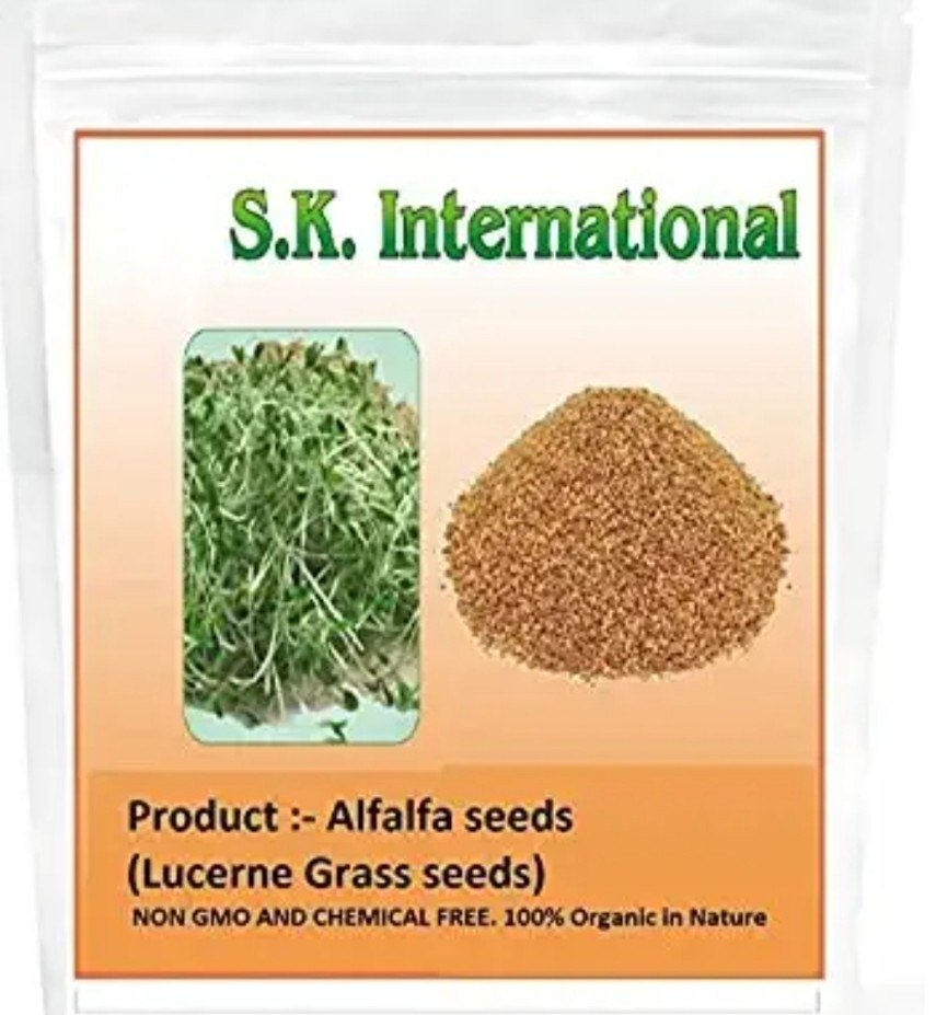 Lucerne Grass seeds (ALFALFA), Packaging Type: Packet, Packaging Size: 1kg Pouch Packinf