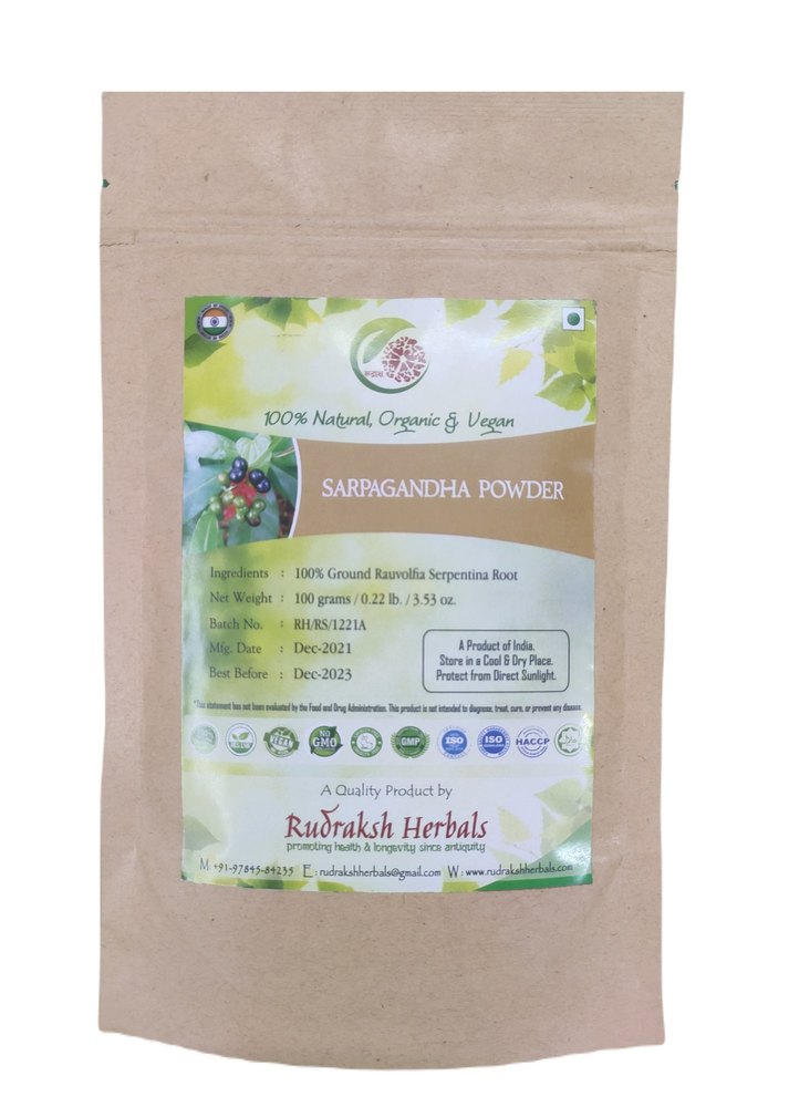 Sarpagandha Powder, Packaging Size: 100 gm