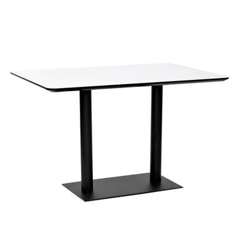 Stainless Steel Silver Restaurant Dining Table, Seating Capacity: Four