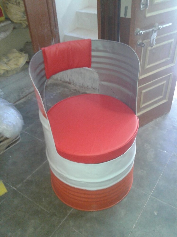 Mild Steel Industrial Drum Sofa