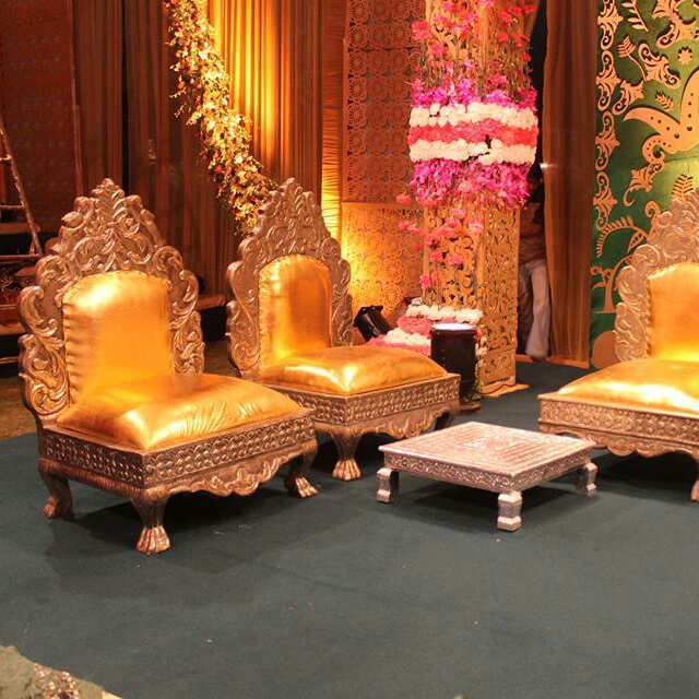 Mango Wood Mandap Vidhi Chair