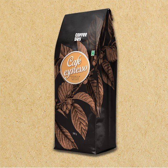 Cafe coffee day cafe expresso roasted beans, For Office, Grade: Premium