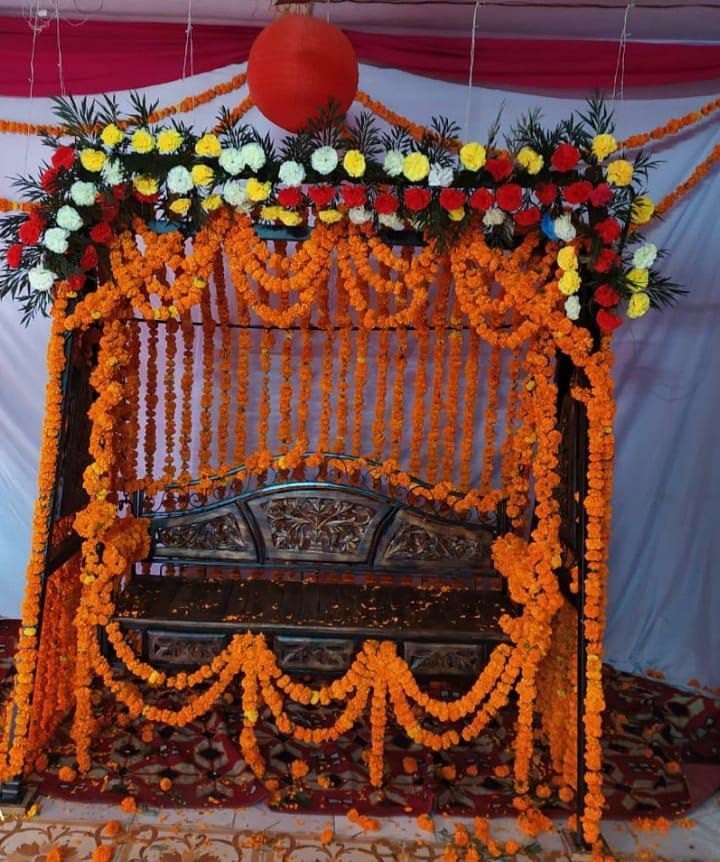 Designer Wedding Jhula, Terrace Garden Party Function