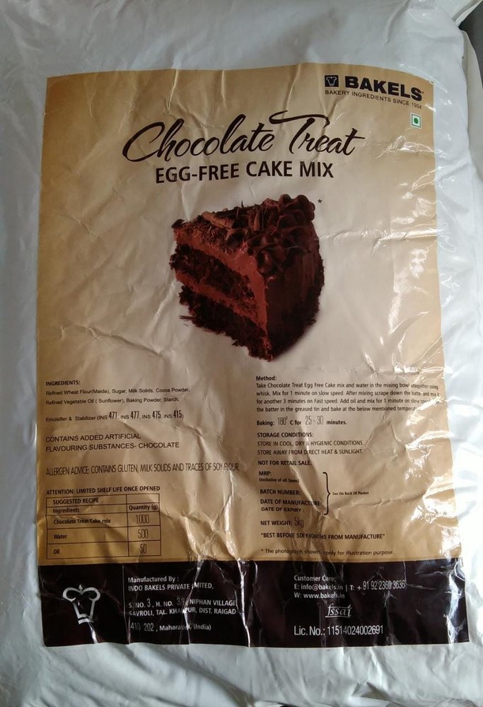 Egg Free Chocolate Treat Cake Mix