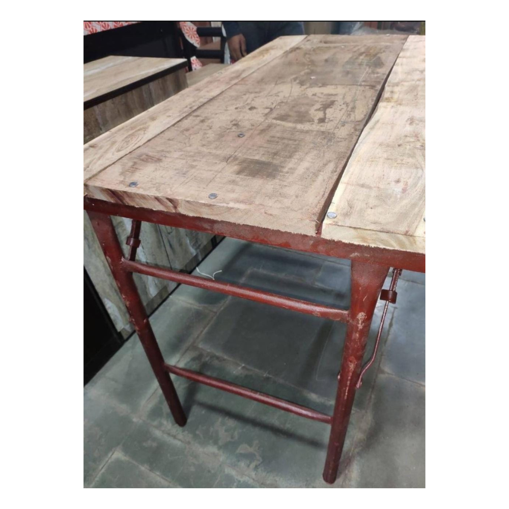 Brown Wood Folding Banquet Table