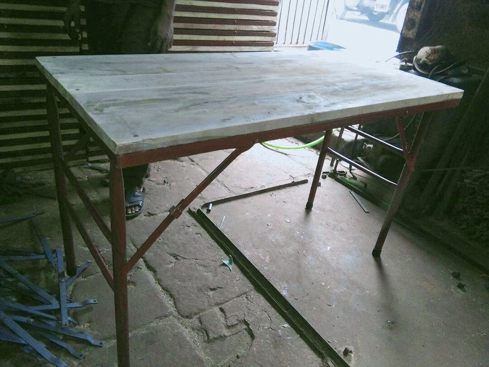Wooden Brown Folding Banquet Table