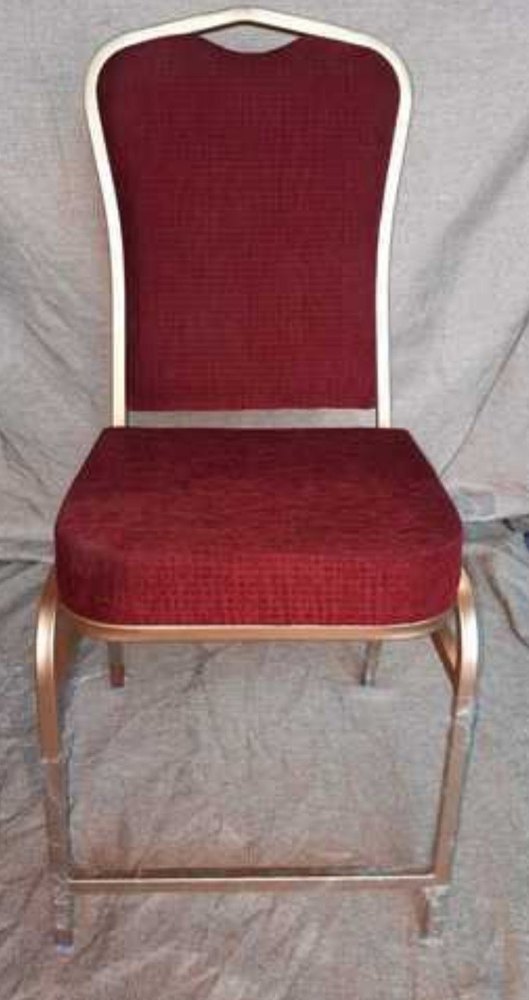 Powder Coated Metal Banquet Chair, Size: 18*18*39