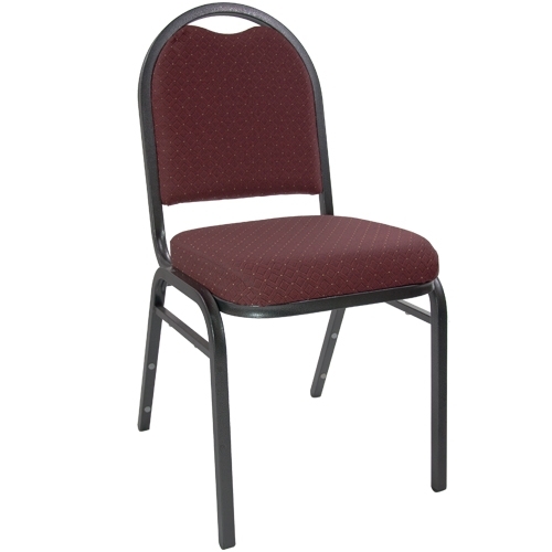 Black Banquet Metal Chair