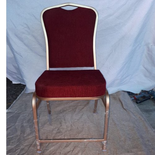 Kaartikeya Polyester Metal Steel Red Banquet Chairs