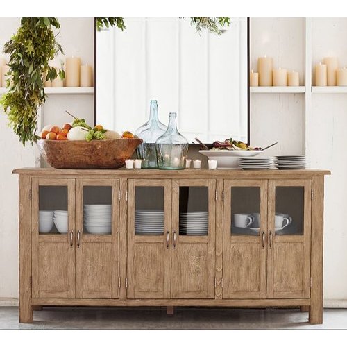 Soni Brown Wooden Kitchen Buffet