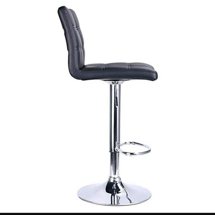 Height Adjustable Iron Bar Stool Chair, Standard