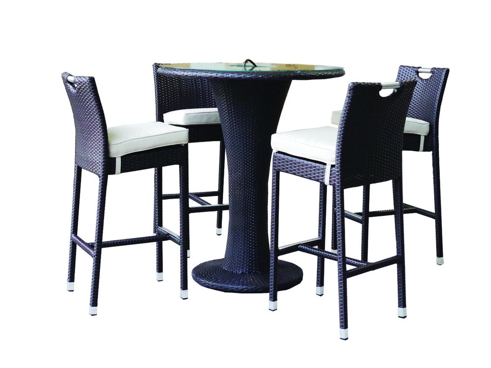 Chrome Brown Bar Outdoor Furniture, Size: Universal