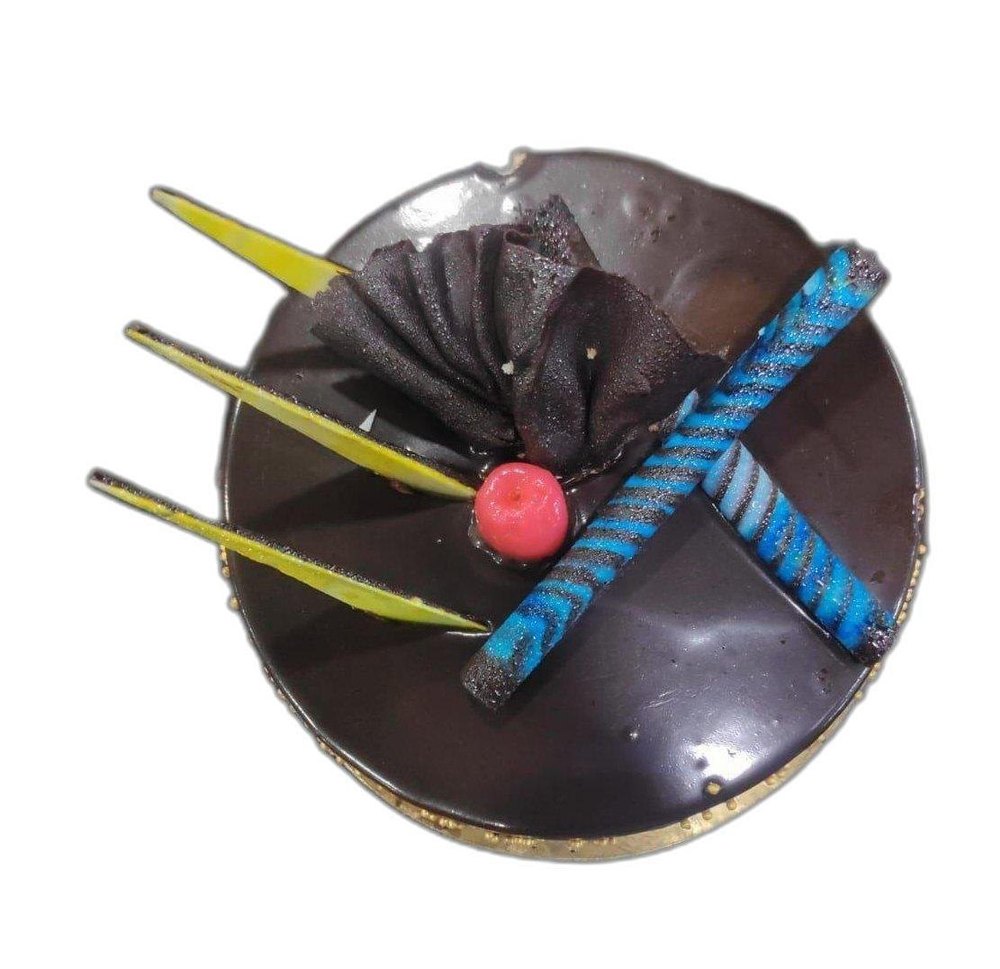 Round Eggless Chocolate Cake, Packaging Type: Box, Weight: 1 Kg