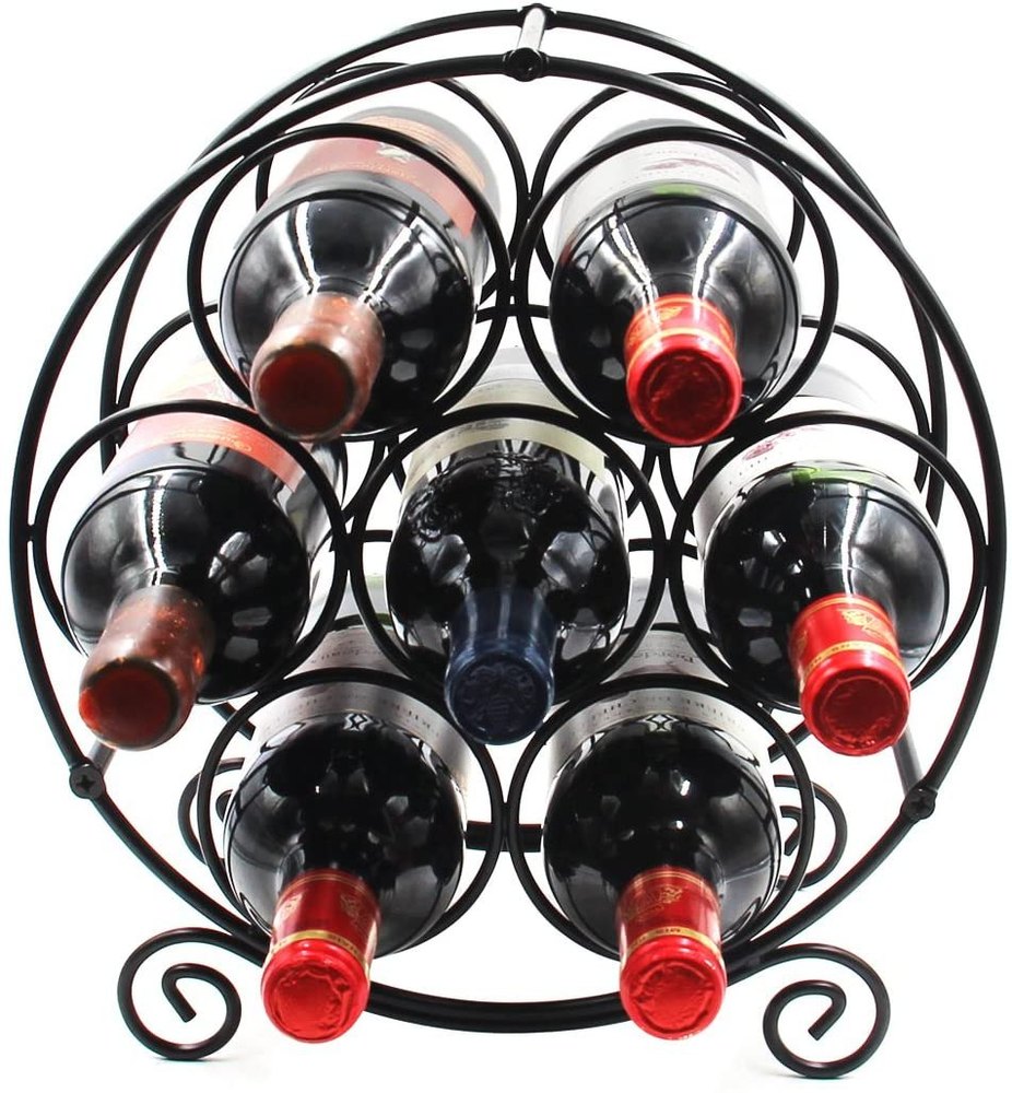 Wine Display Rack Large Capacity, Wobble-Free Wine Shelves, Wine Storage Stand