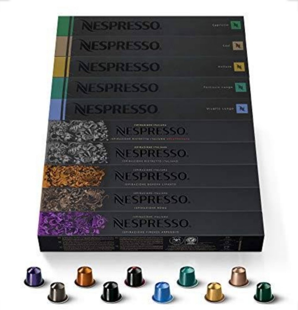 Nespresso Coffee Capsules, Packaging Size: 10
