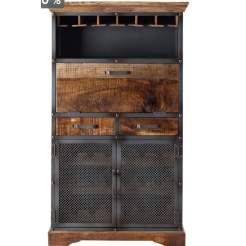 Wooden 4 Antique Bar Cabinet