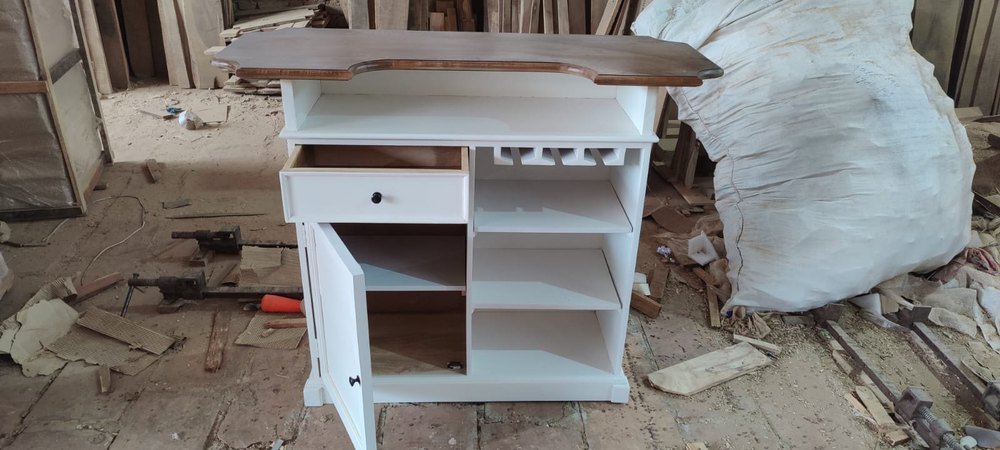 Wooden 6 Shelves Bar Cabinets