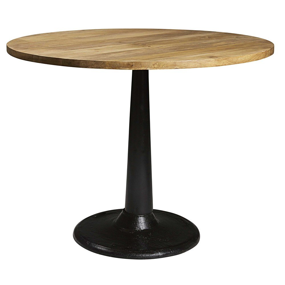 42 Inch Iron Wooden Bar Table