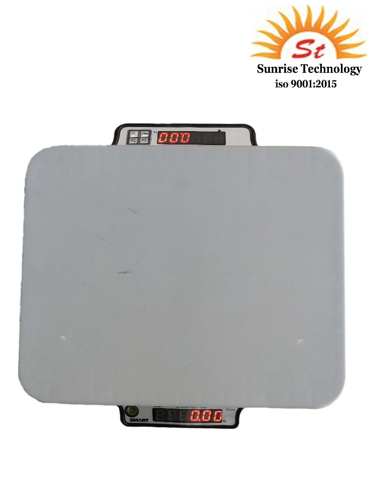 Sunrise LED Weighing Scale 150 Kg X 100 Gm - Cruzer, For Body Weight