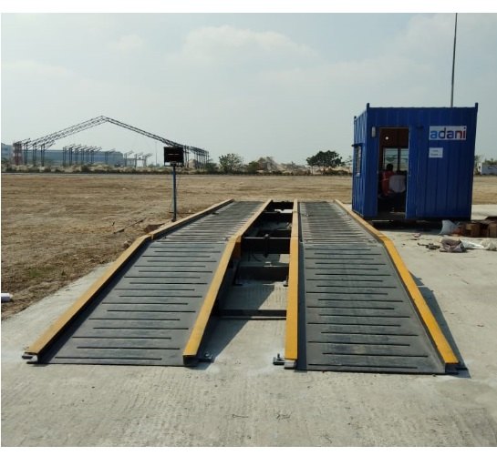 Modern Electronic 18M Surface Mounted Portable Weighbridge, Weighing Capacity: 120 Ton