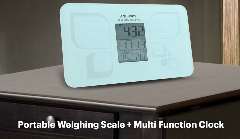 Equinox Digital Personal Weighing Scale, Battery, Maximum Capacity: 180