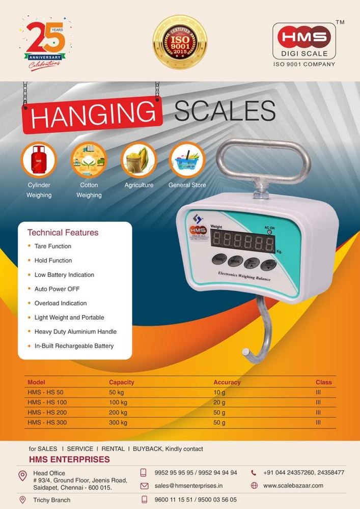 Ss Digital Hanging Scales