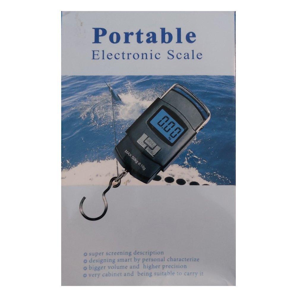 Portable Electronic Scale, Capacity: 110lb/50kg, Accuracy: 10g Accuracy
