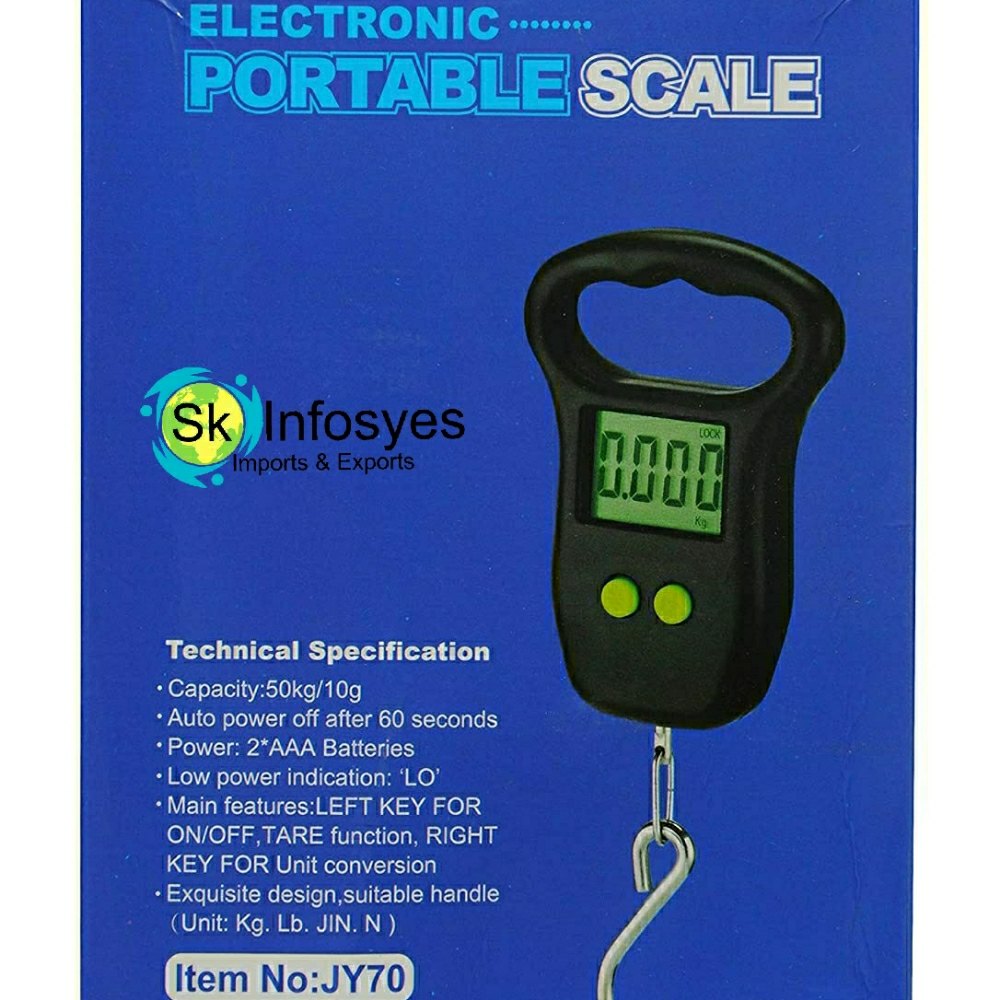 Kristor Electronic Hook Scale 50kg x 10g Mini Digital Scale, For Industrial