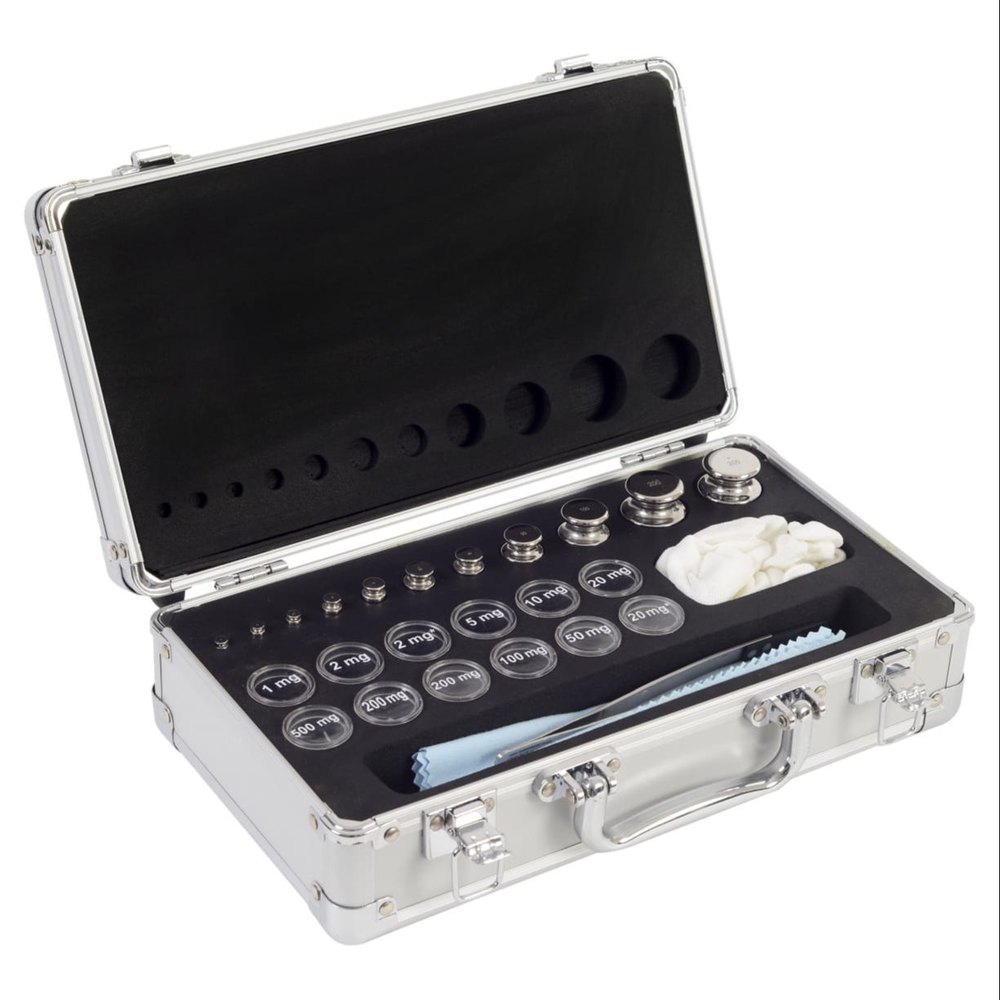 VCI Stainless Steel 304 Weight Box E2 Class For Calibration, Size: 1 mg To 200 G