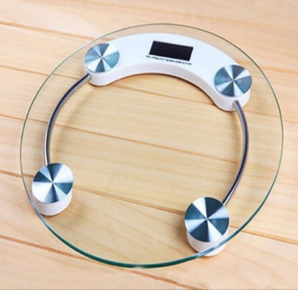 White Fully Automatic Glass Weight Scale (8 mm), For Home