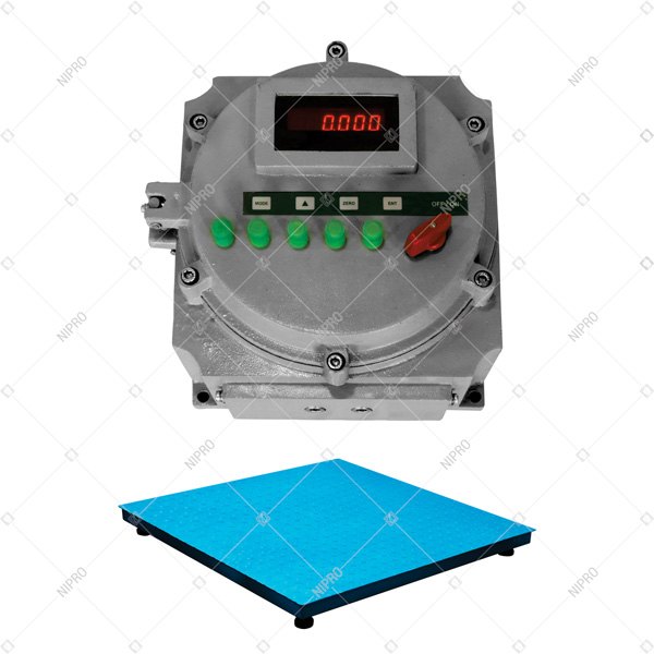 Die Cast Body Flameproof Platform Scale, Model Number: Nipro-fp, Capacity: 50Kg