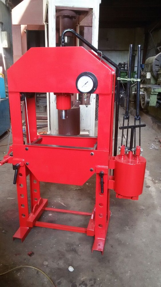 ASHU MAKE Mild Steel H Type Hydraulic Press, For Industrial, Capacity: 15 (ton/hr)