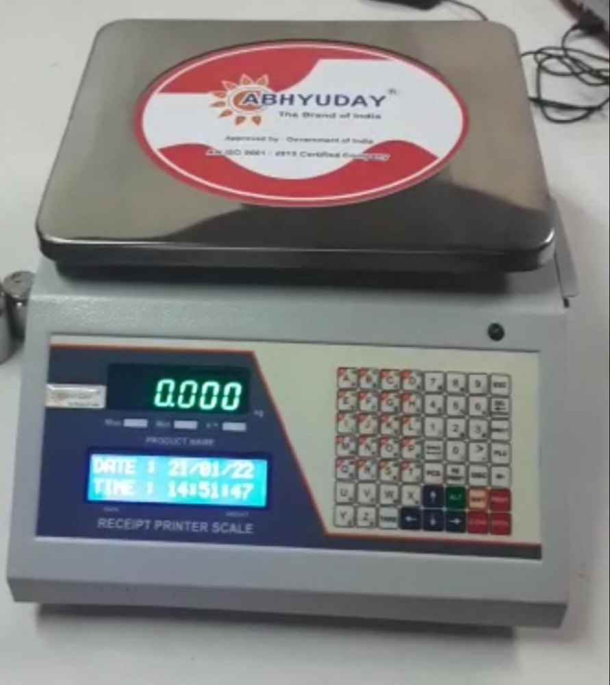 MS Tabletop Barcode Label Printing Scale, 30KG, Model Name/Number: Aet 30kprt