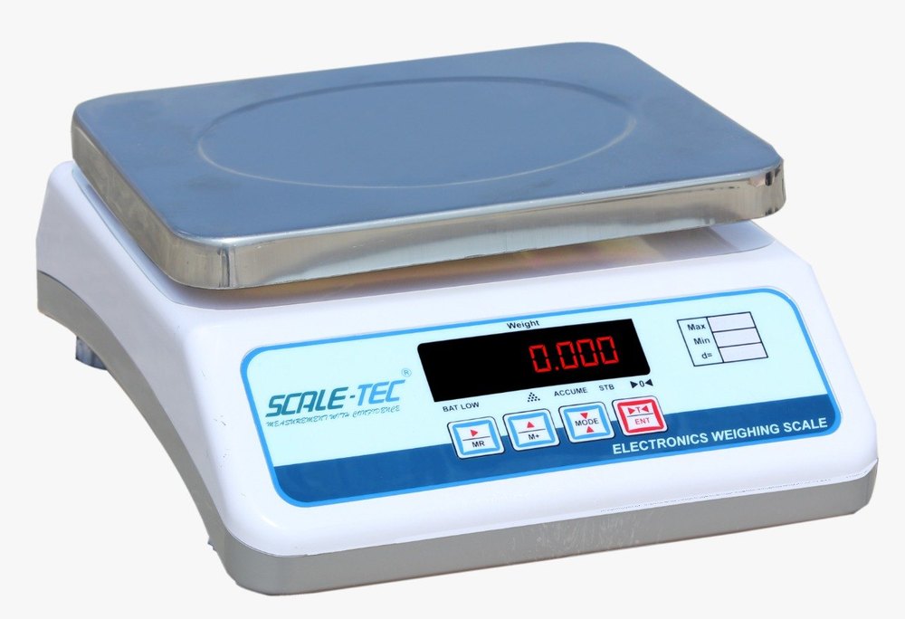 Stainless Steel Scaletec Digital Weighing Scale, Model Name/Number: Cws 6