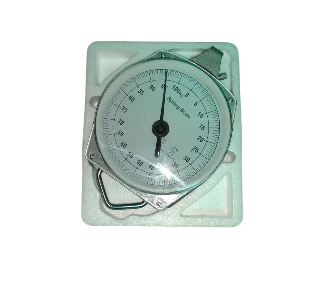 Amar Stainless Steel Circular Spring Balance, For Industrial
