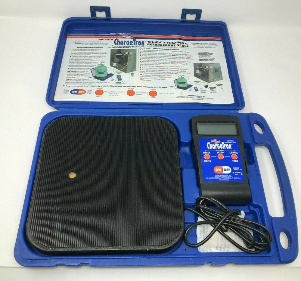 Programmable Refrigerant Charging Scale