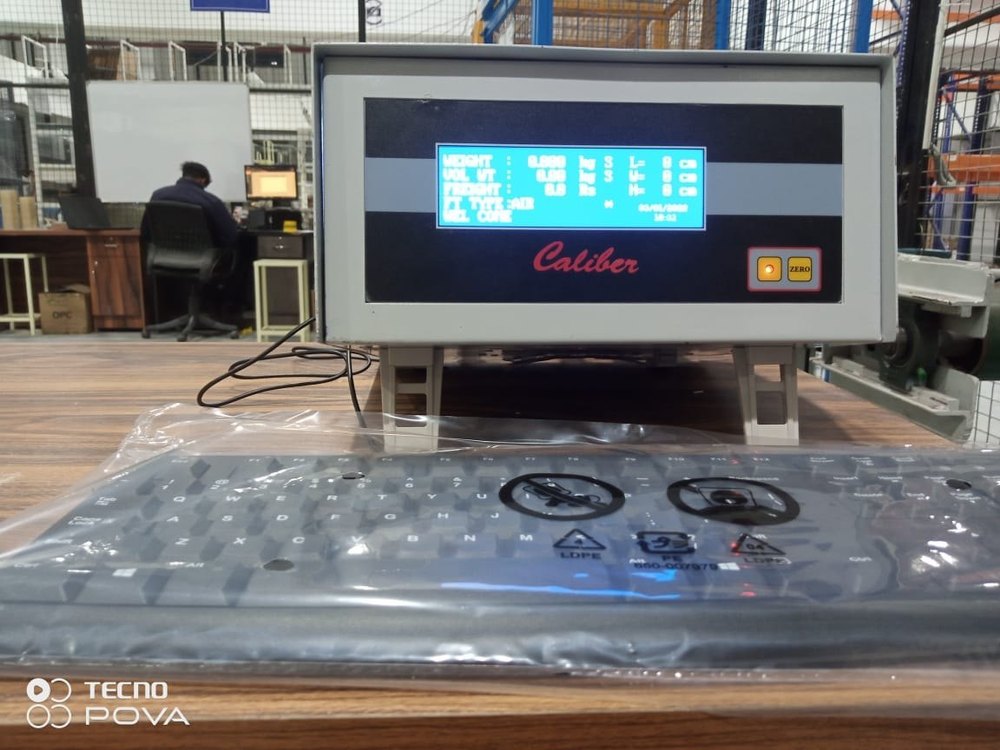 Caliber Digital Parcel Volumetric Weighing Machine, Weighing Capacity: 0-100Kg, 10gm