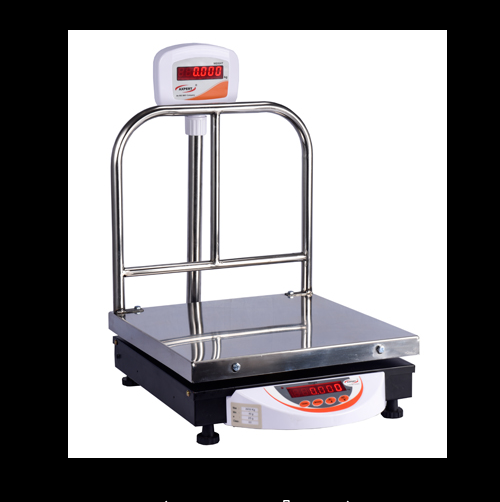 Stainless Steel Table Top Electronic Platform Scale, For Industrial, Capacity: 100 kg