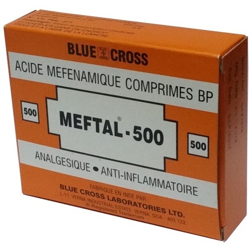 Meftal Allopathic Mefenamic Acid Tablets, 500 Mg, for Commercial