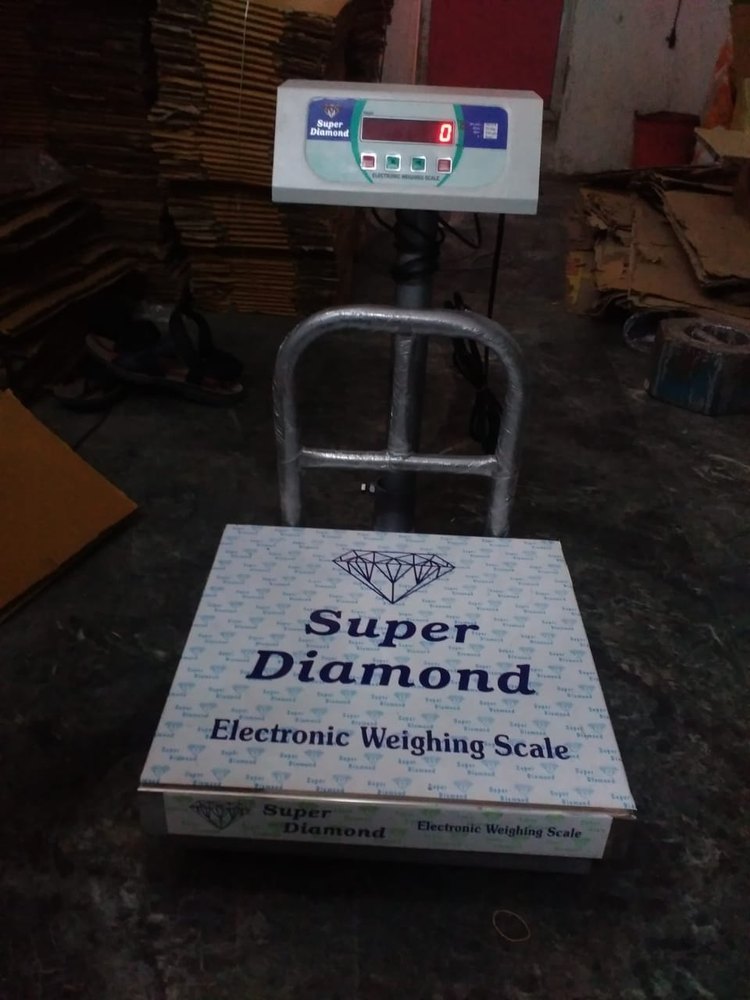 Stainless Steel Digital Platform Weighing Scale, For Industrial, Capacity: 80 kg