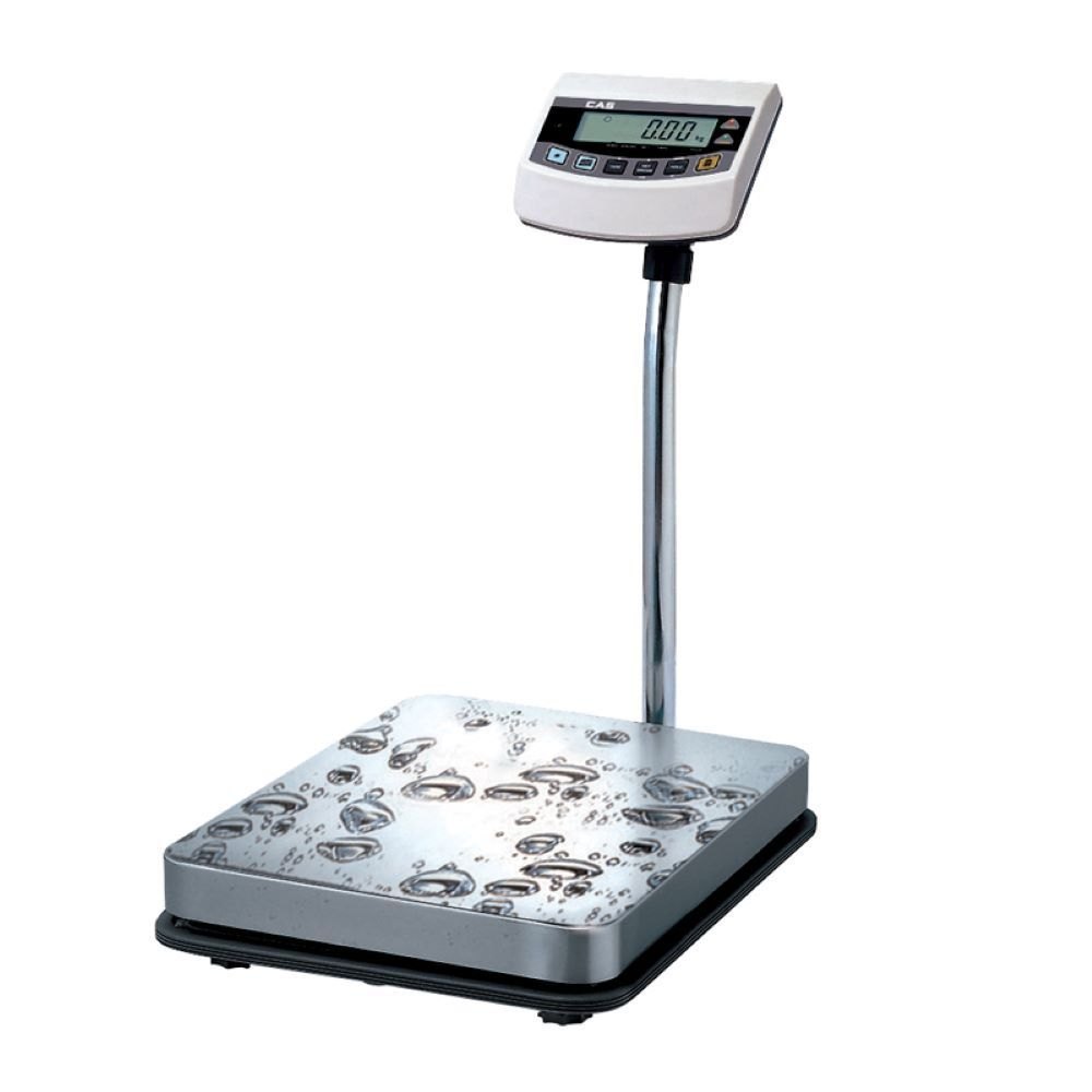 External LCD CAS BW-150RB Wash Down Series Scale, For Industrial, Weighing Capacity: 300 X 0.1 lbs