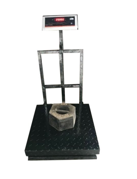 Iron 300kg Digital Platform Weighing Scale, Size: 24x24 Inch, Capacity: 350 kg
