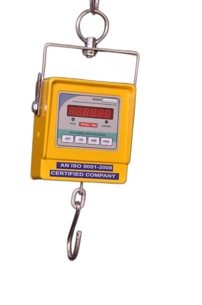 Digitone Internal Hanging Weighing Scales, For Industry, Shops, Model Name/Number: 60kg Hangihng Machine