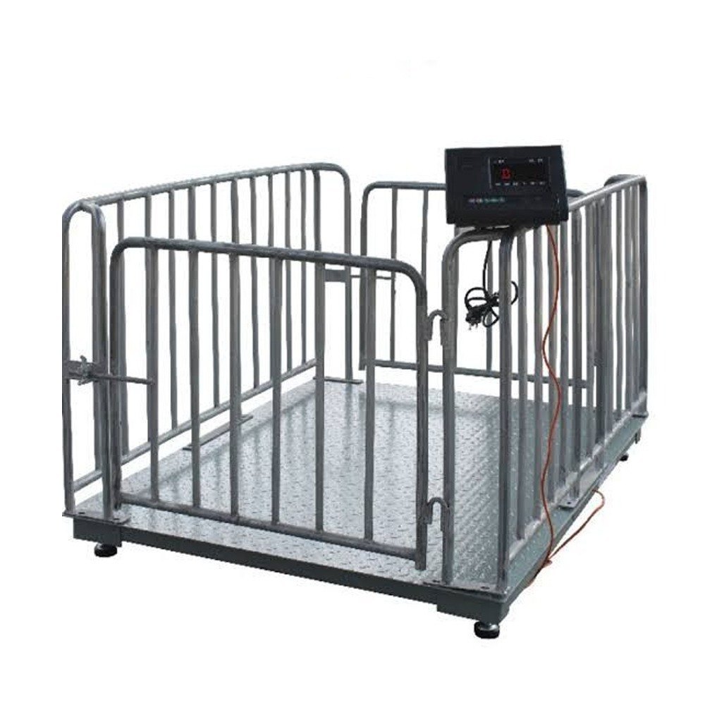 Mild Steel Floor Mount Animal Weighing Scale, 3ton